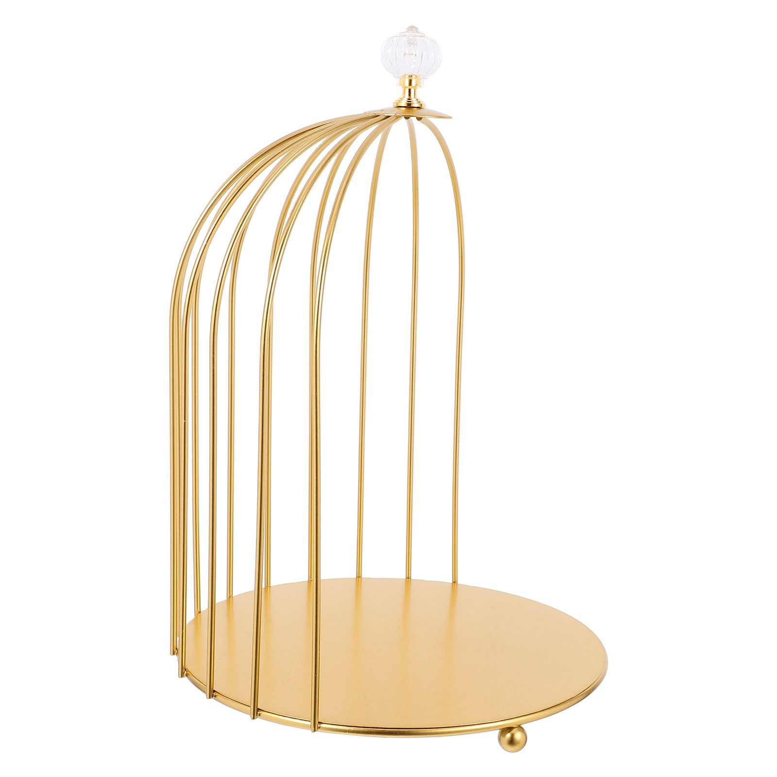 Cupcake Stand Tier - Birdcage Cupcake Stand 2 Tier Golden