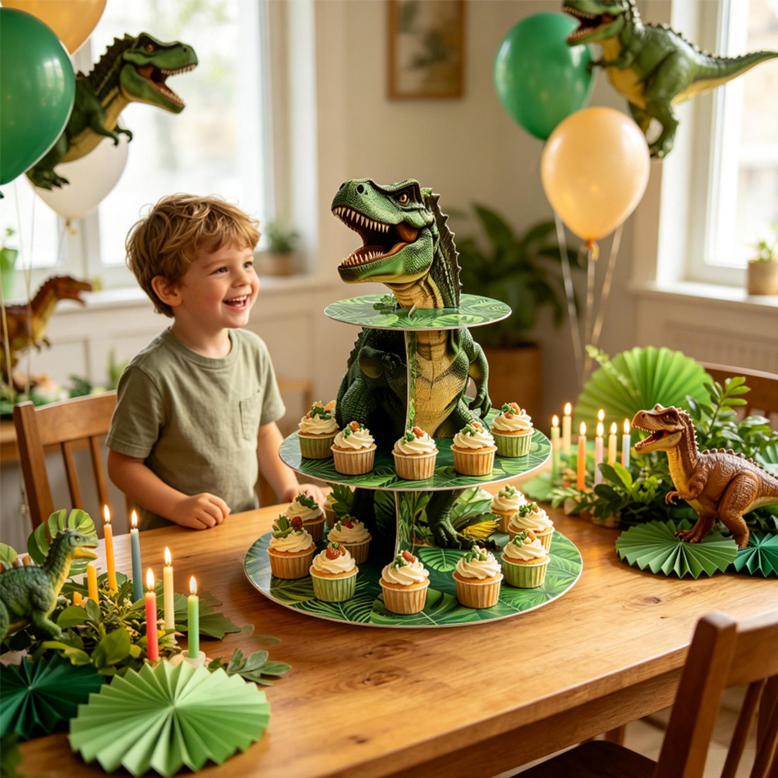 Cupcake Stand 3 Tiers Dinosaur - Cupcake Stand Tier review and price
