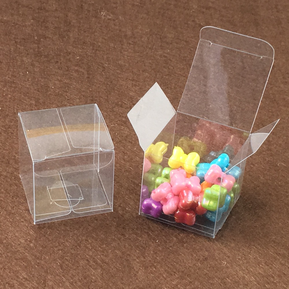 50pcs 9*9*9cm clear plastic pv - Event Party Box review and price