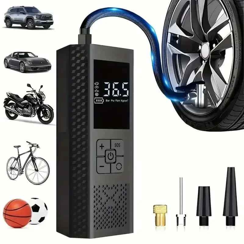 Portable 150 PSI Air Pump with - Led Balloon Light review and price