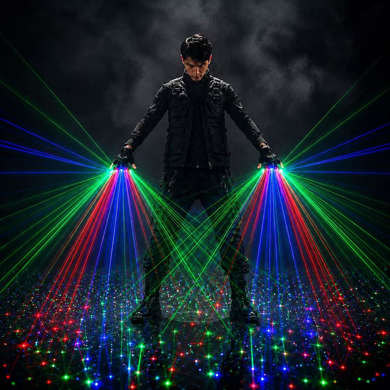 RGB Laser Gloves Rechargeable  - Event Party Dj review and price