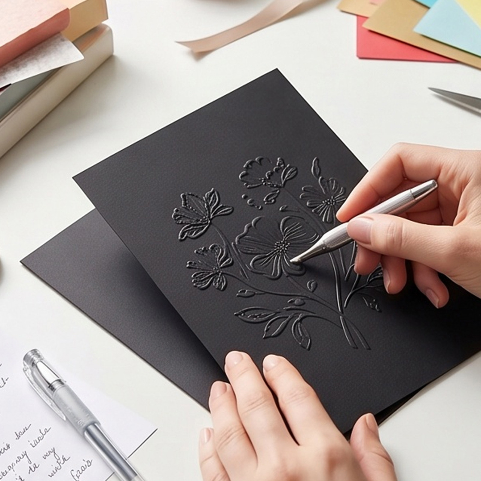 60Pcs Black Cardstock Scrapboo - Papercraft Supply Invitation review and price