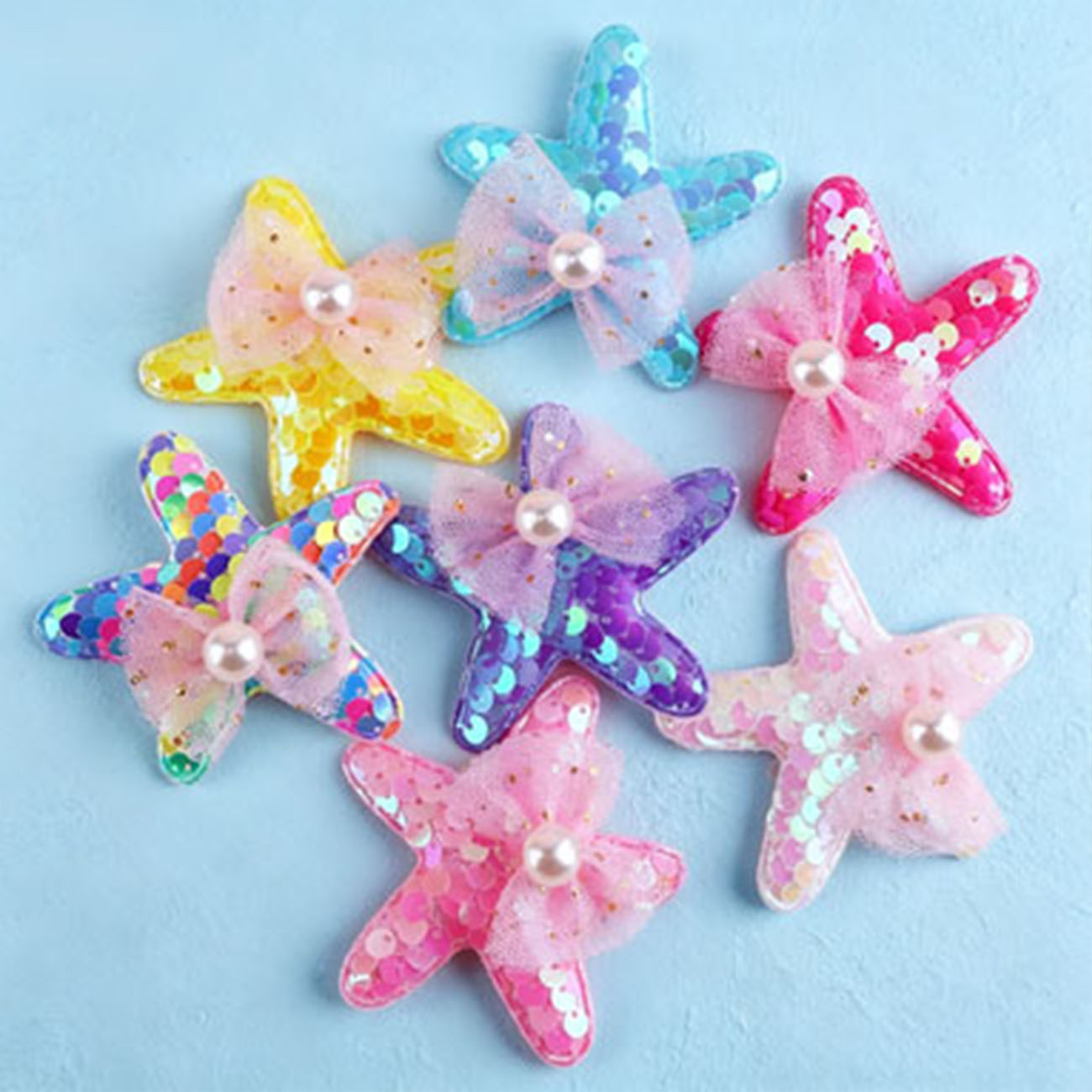 1/7PCS Mermaid Sequins Starfis - Glitter Tablecloth review and price