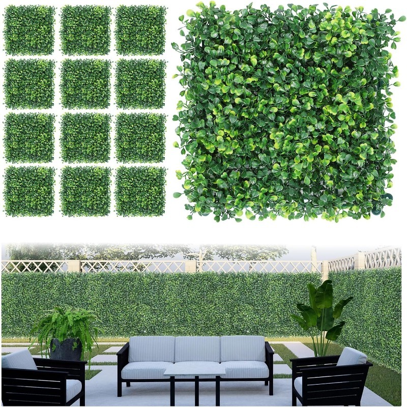 1/3/6Pcs Artificial Plants Gra - Flower Wall Panel review and price