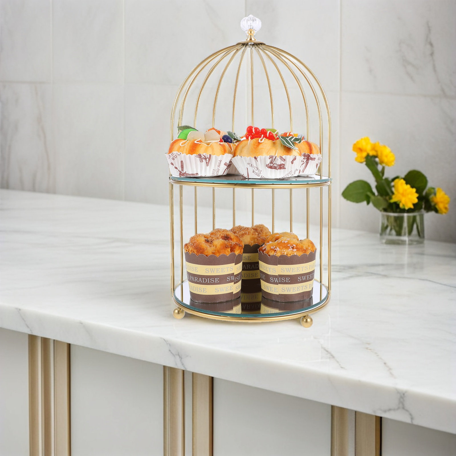 Birdcage Multi-Tier Dessert St - Cupcake Stand Tier review and price