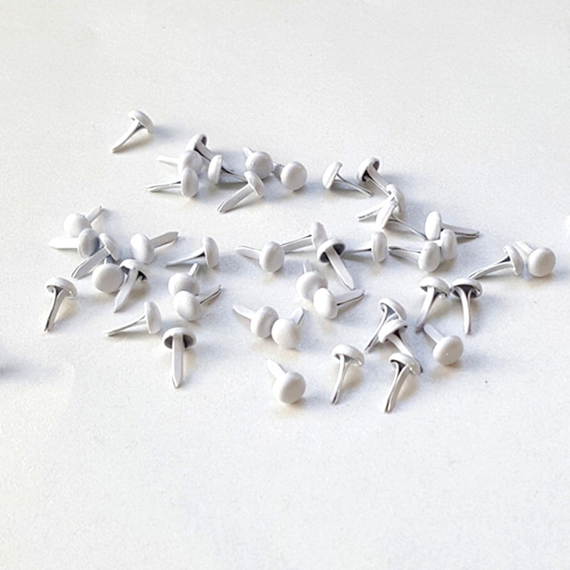 500pcs 4.5mm White  Metal Brad - Papercraft Supply Invitation review and price