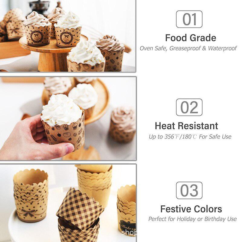 50Pcs/Pack Cupcake Paper Cups  - Plastic Cup 50Pcs review and price