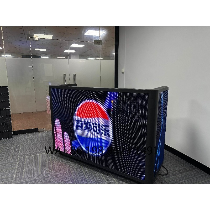 Portable DJ Booth Facade LED V - Event Party Dj review and price