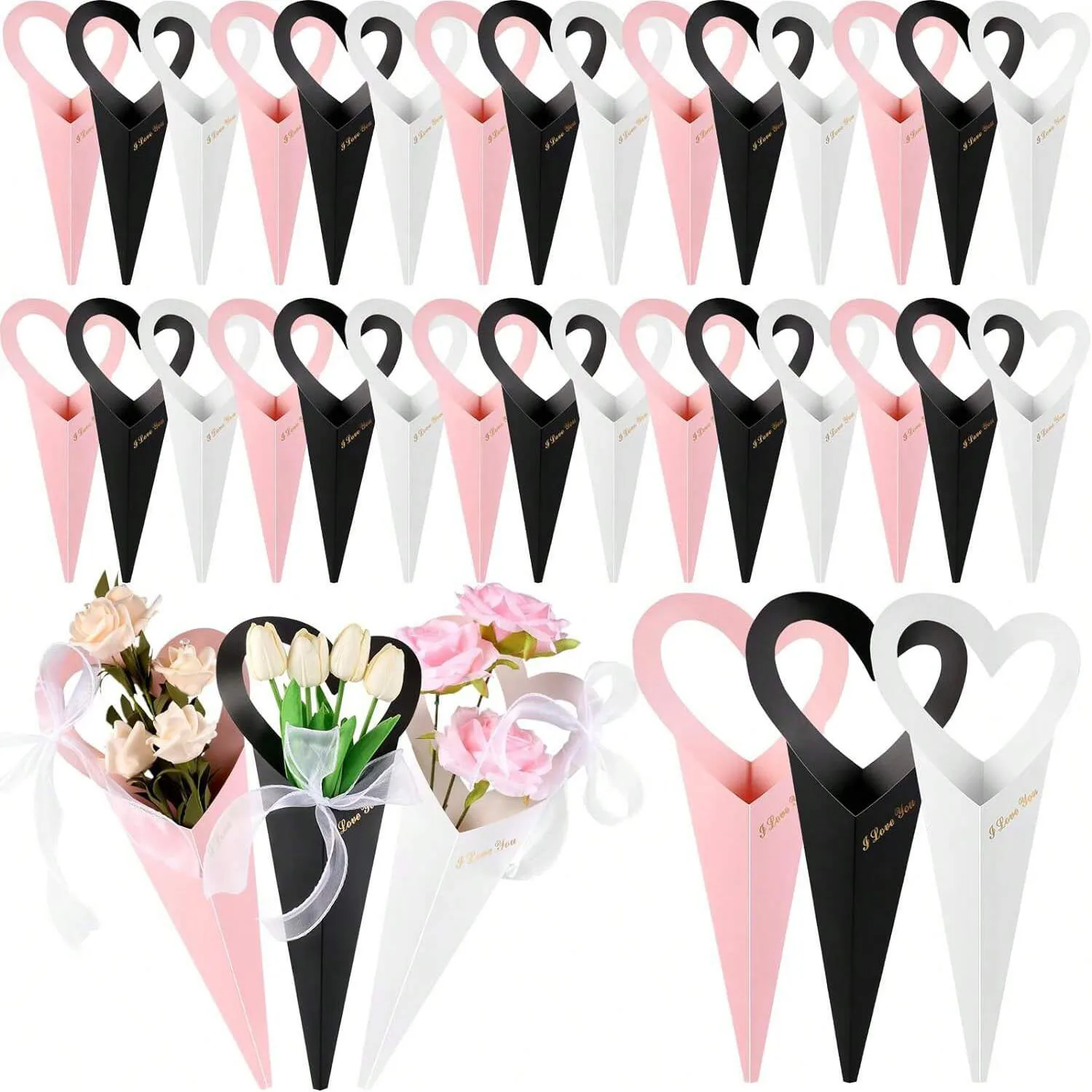 12/24/36pcs Bouquet Bag, Suita - Cotton Candy Cone review and price