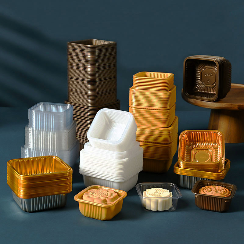 100pcs Mooncake Plastic Tray P - Event Party Box review and price