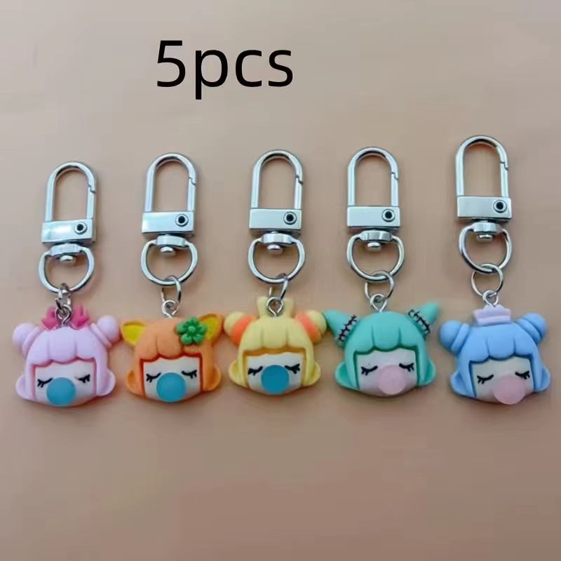 5pcs resin girl keychain, suit - Event Party review and price
