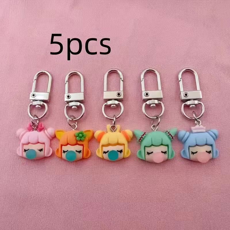 5pcs resin girl keychain, suit - Event Party review and price