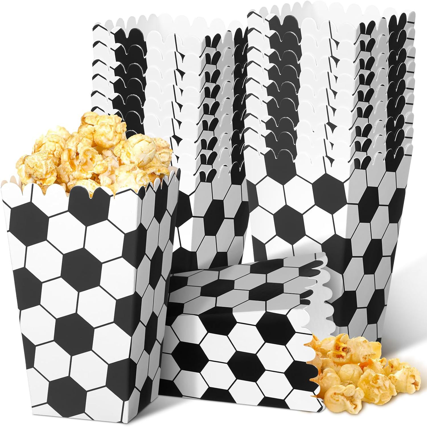 6/18Pcs  Football Popcorn Boxe - Event Party Box review and price