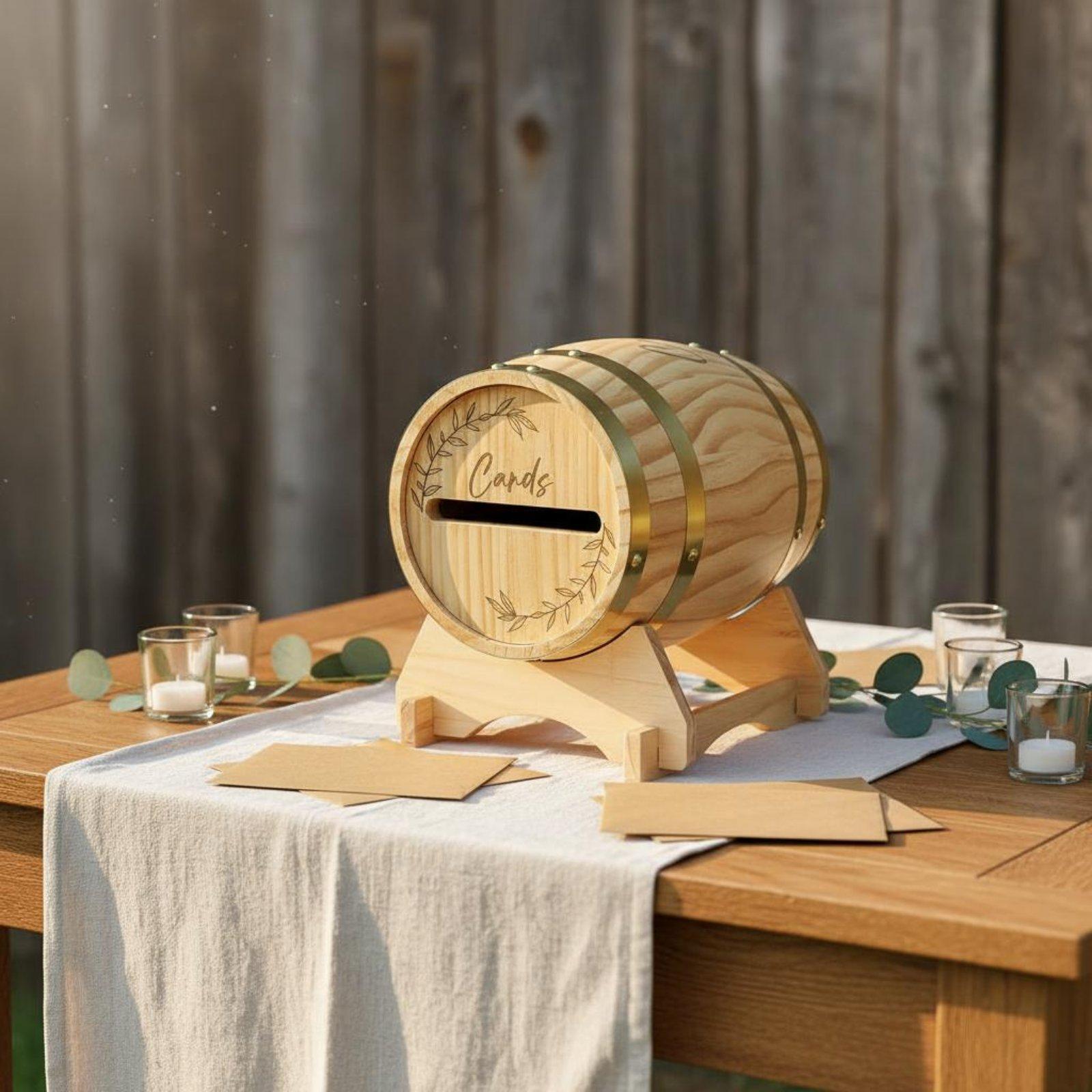 Rustic Solid Wood Card Box Bar - Event Party Box review and price