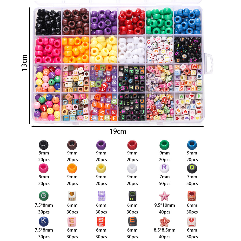 1 Box Colorful Acrylic Pony Be - Event Suppliers review and price